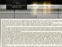 Tablet Screenshot of minucci.it